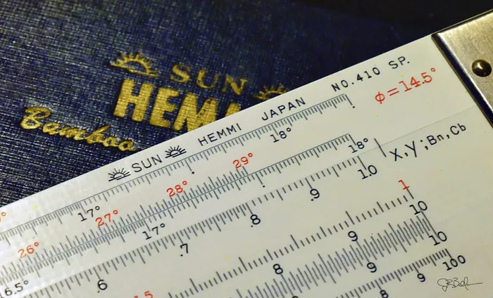 Hemmi No. 410 Involute of Gear Wheels Rule
