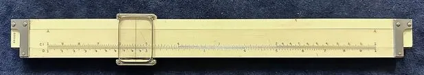The back of the Model 4095-3 Merchant's Duplex slide rule