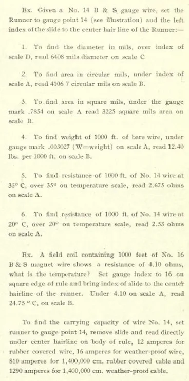 An example worksheet for the use of the Model 4133 Roylance rule