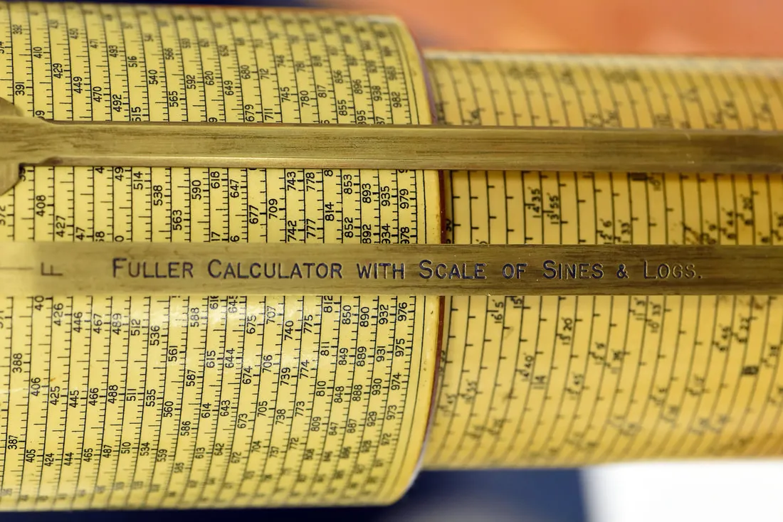 The Fuller Calculator 'Model 2' from the author's collection, serial number 12165