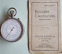 A candidate photograph for the Model 1743-and-a-half, an early K&E Boucher-style pocket watch rule