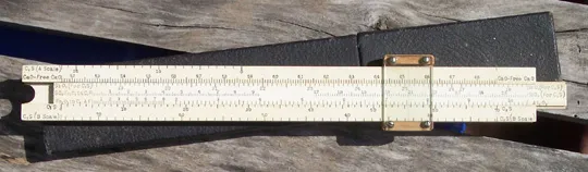 The Portland Cement Slide Rule, a K&E-made cash/cost calculator for the cement trade