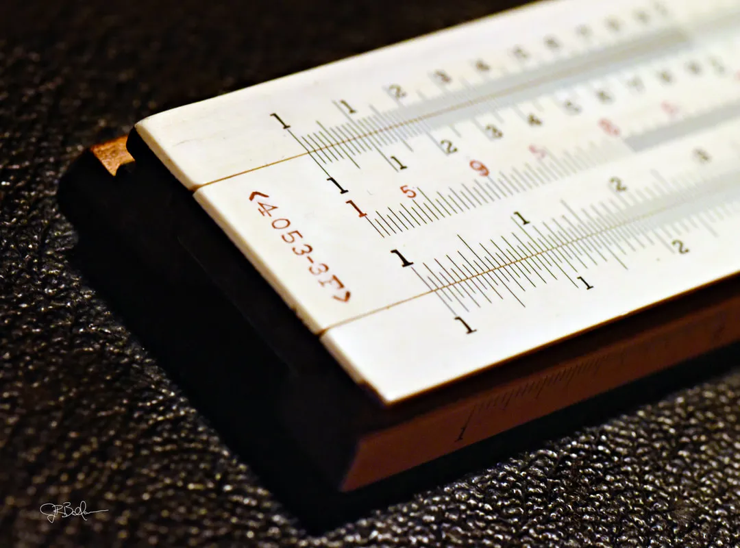 The K&E Model 4053-3F fine-divided Polyphase Mannheim slide rule