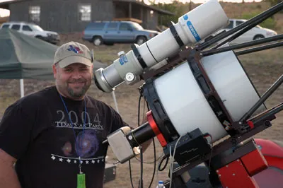 A 12.5" RCOS RC and 4" Takahashi FSQ-106 on a Paramount ME at the 2005 Texas Star Party