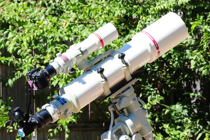 Telescope setup for a "Trunk or Treat" outreach event at a friend's church, October 2017