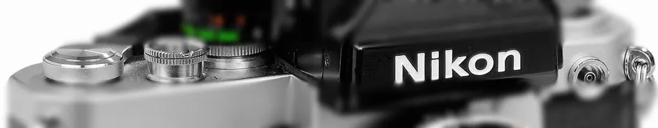 A Nikon F2 35mm film camera