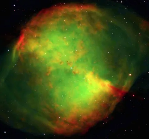 The ESO VLT image of M27, the Dumbbell Nebula, taken in 1998