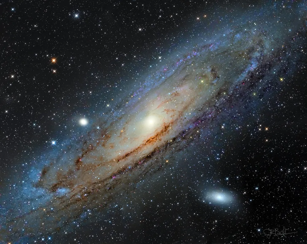 M31 Mosaic - Eight Frames of the Great Andromeda Galaxy