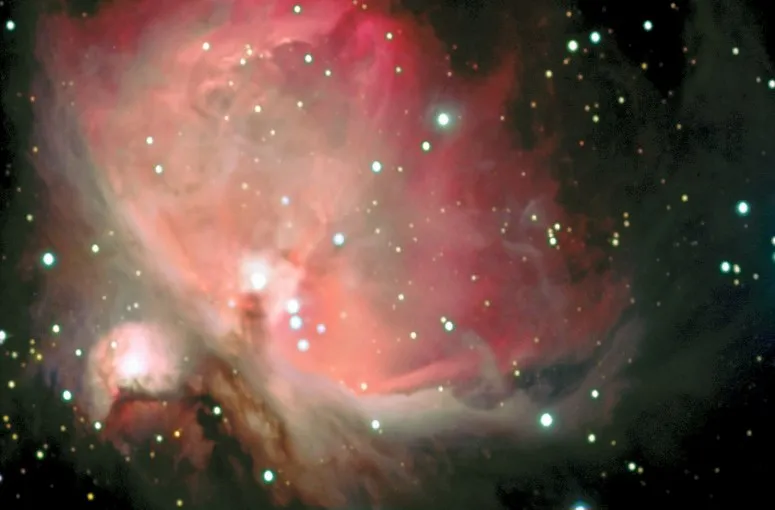 An earlier attempt at M42 with an SBIG ST-7e, December 2003