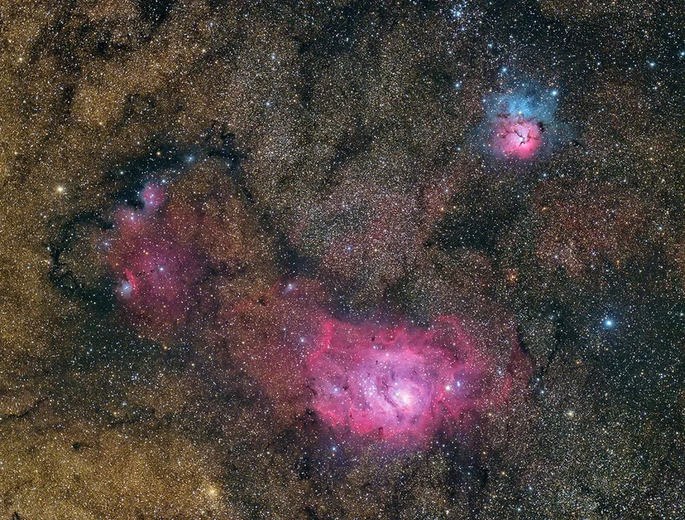 M8/M20 Region - The Lagoon and Trifid (DSLR)