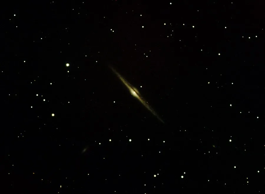An earlier attempt at NGC 4565 with an SBIG ST-10xme, March 2004