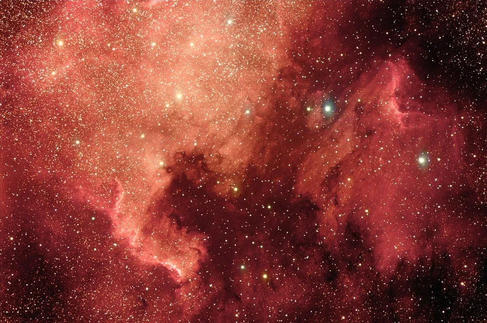 NGC 7000 - North America and the Pelican (LRGB)