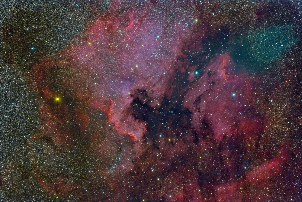 North America and Pelican Nebulae (DSLR)