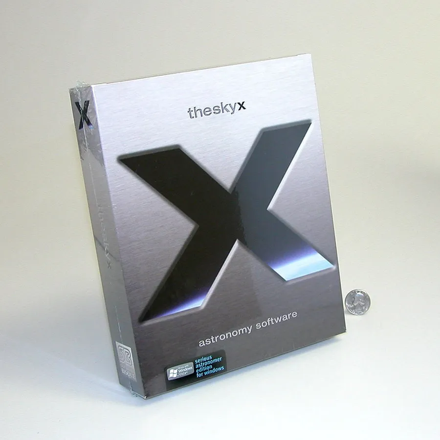The Sky X Professional software box