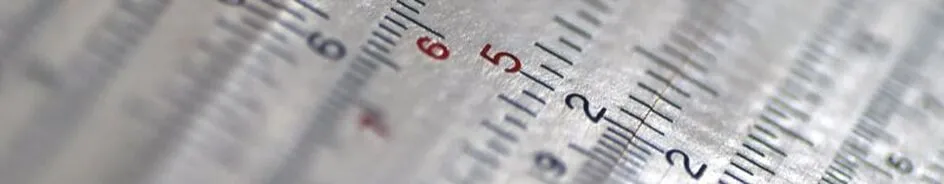 A close-up of a Post Versalog slide rule