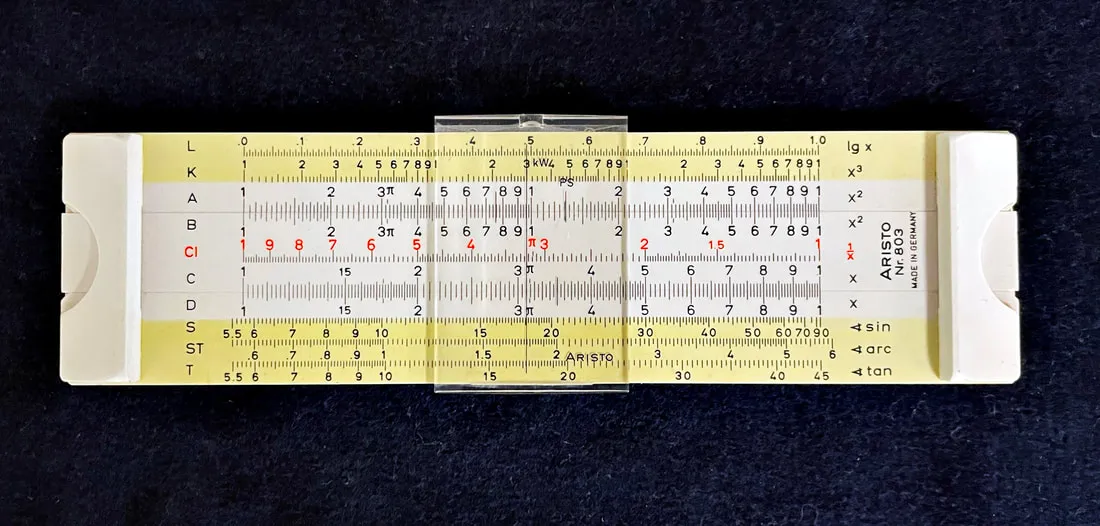 Aristo Nr. 803 Mono-Rietz Pocket Rule, front