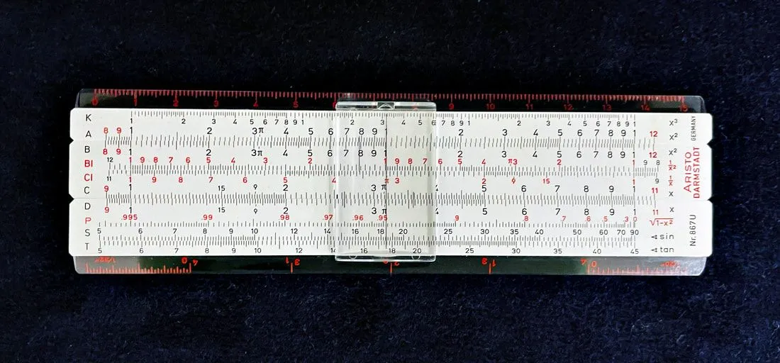 Aristo 867 Darmstadt Pocket Rule, front