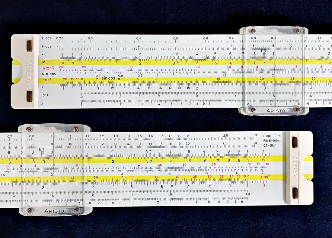 Aristo 0958 Geodat Surveyor Rule, back