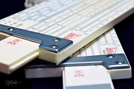 A K&E Deci-Lon 10 slide rule