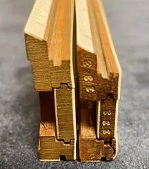An original Model 4041 next to the 1925 N-4041, showing the 3mm width difference
