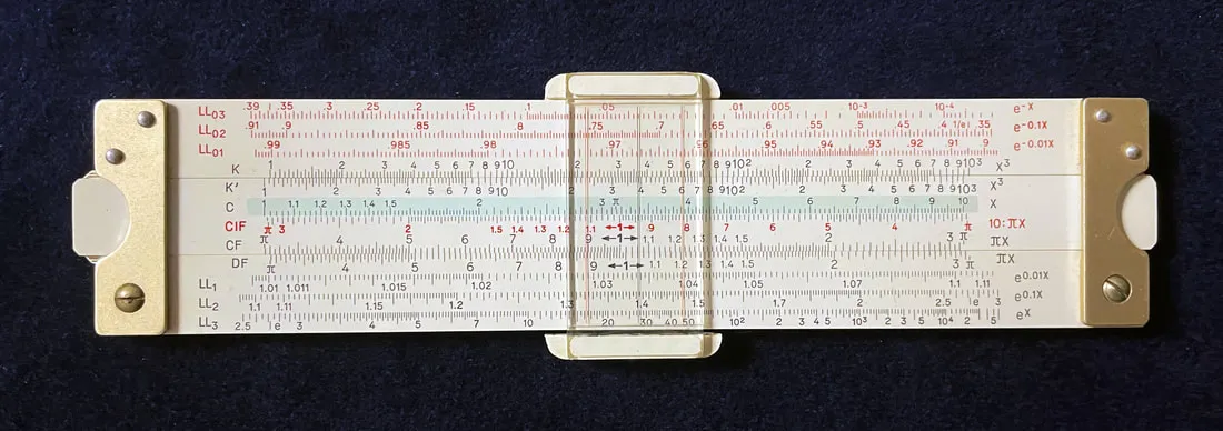 Dietzgen 1778 Redilog Pocket Rule, back