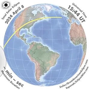 2024 total solar eclipse path map