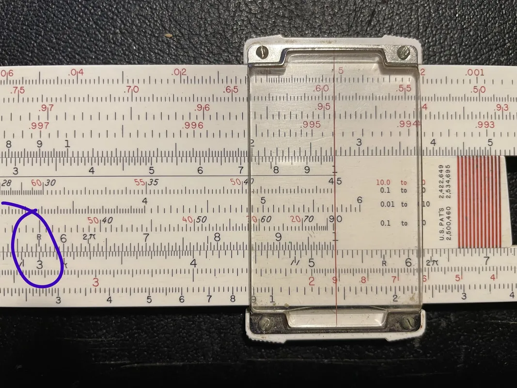 Slide rule classroom photo