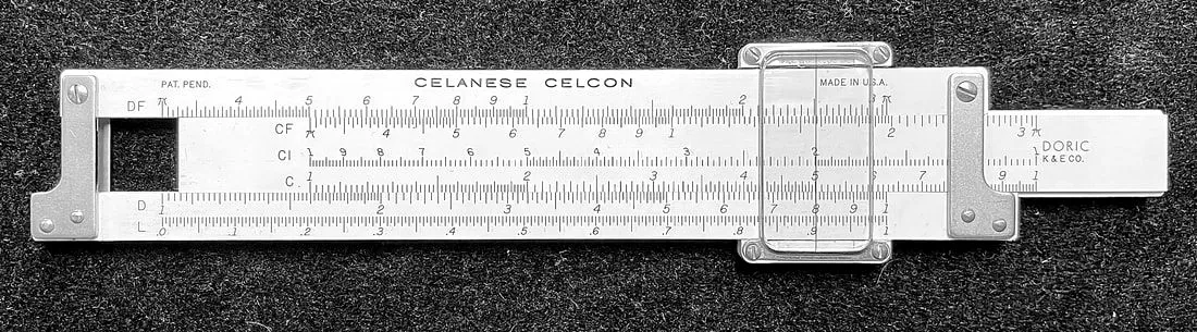 Slide rule classroom photo