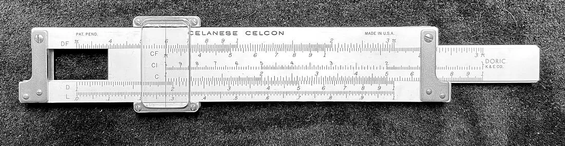 Slide rule classroom photo