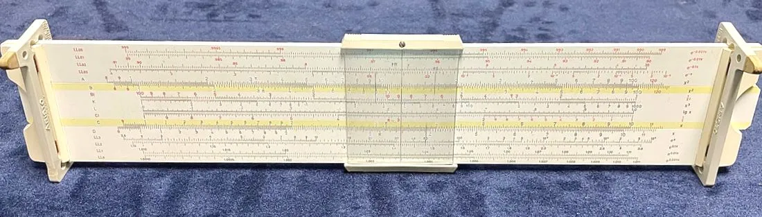 Slide rule classroom photo