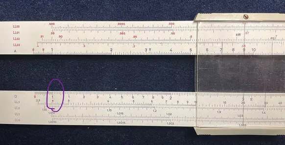 Slide rule classroom photo