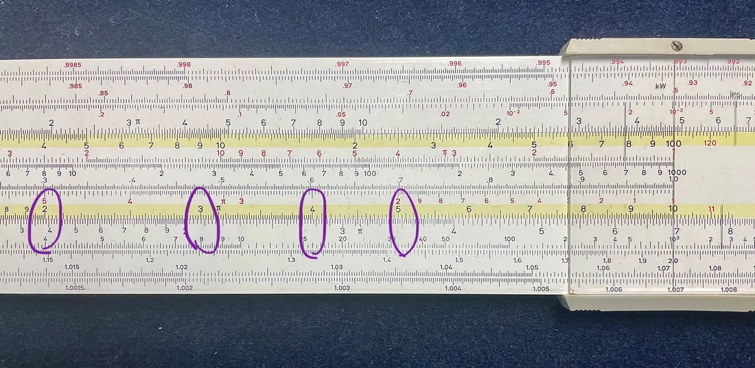 Slide rule classroom photo