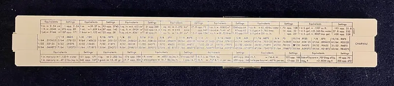 Slide rule classroom photo