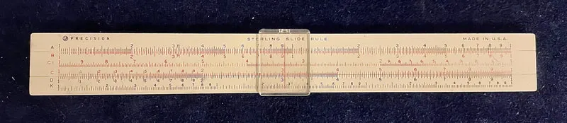 Slide rule classroom photo