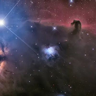 The Flame and the Horsehead - A Multi-Scaled Approach