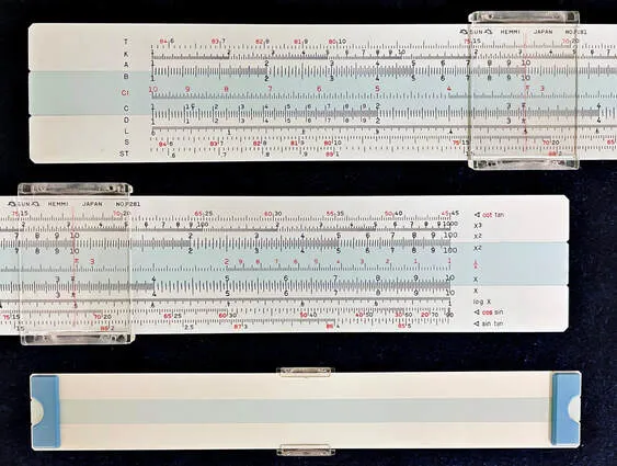 Hemmi P281 Student Simplex Rule, front and back