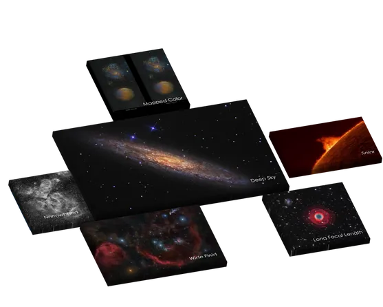 Types of astrophotography images