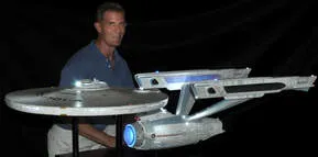 Jason Ware’s scratch-built Starship Enterprise model