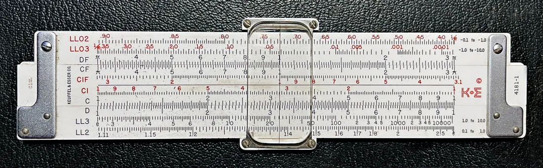 K&amp;E 4181-1 Pocket Log Log Decitrig, front