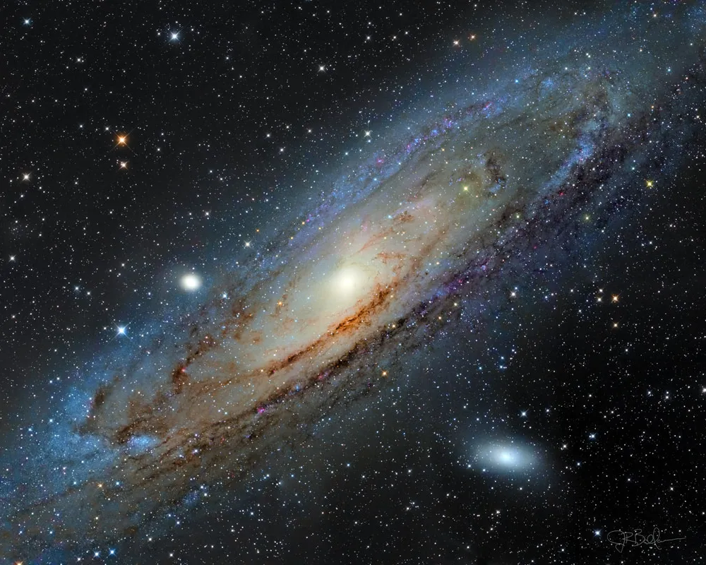 M31 Mosaic - Eight Frames of the Great Andromeda Galaxy