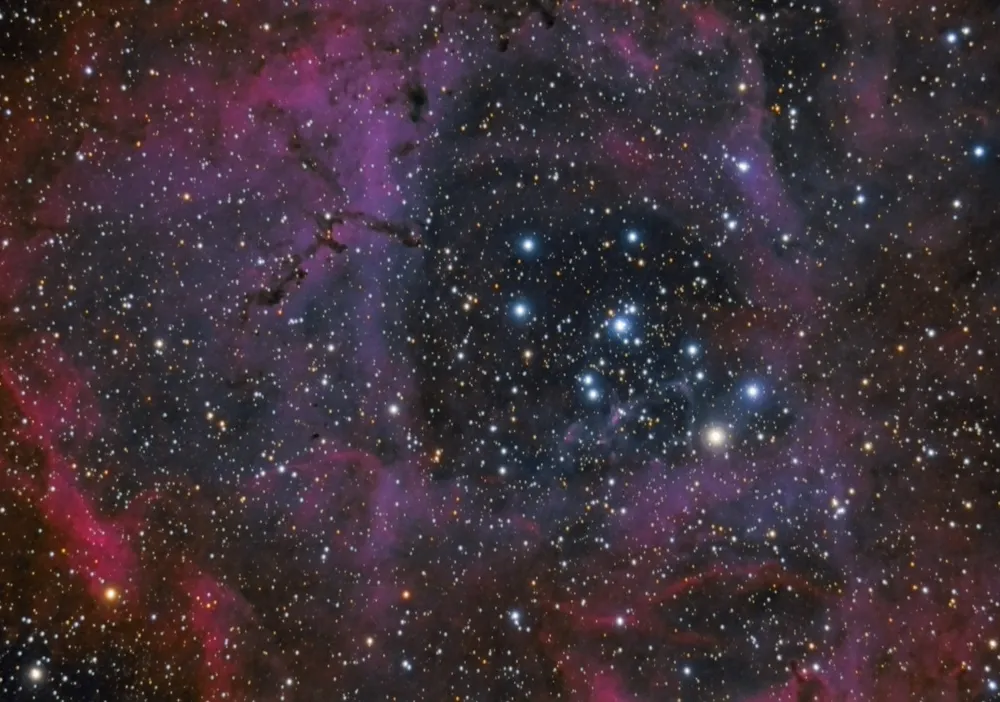 NGC 2244 - The Rosette Nebula (6" Refractor Shoot-out)