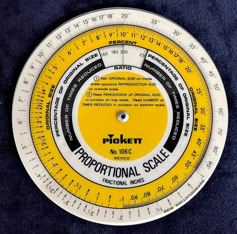 Pickett Model 106C Proportional Scale, front