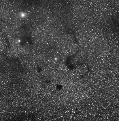 The Snake Nebula (B72) and the Inkspot Nebula (B86)
