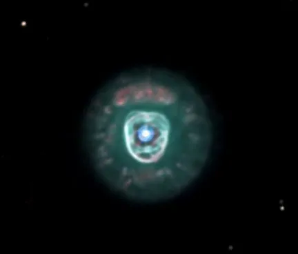 NGC 2392, the Eskimo Nebula, shot with a Powermate at f/17