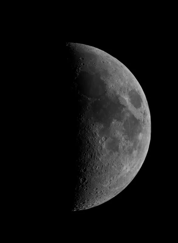A single CCD image prior to wavelet processing in Registax