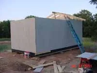 Permanent roof trusses