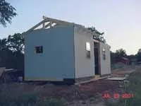 Gable fan enclosure