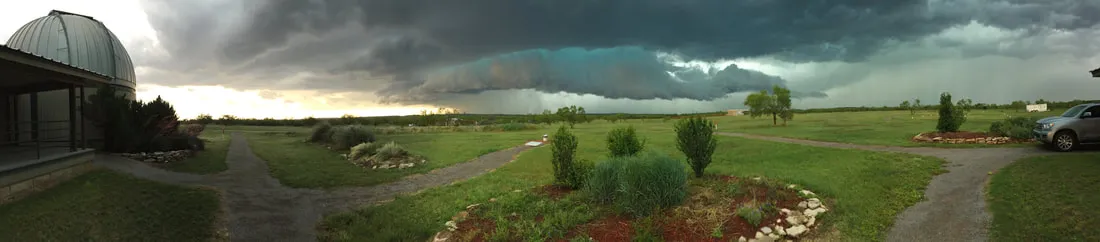A tornado warning during a CSAC camping trip