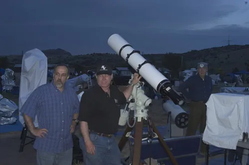 Getting setup for a major star party