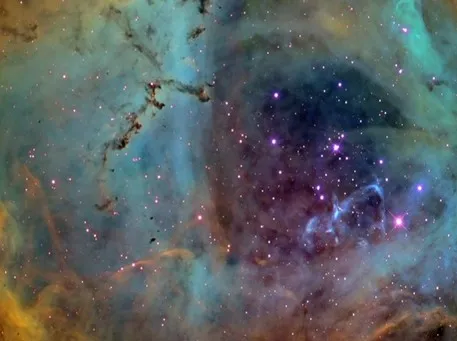 Example image illustrating the landscape-in-space philosophy